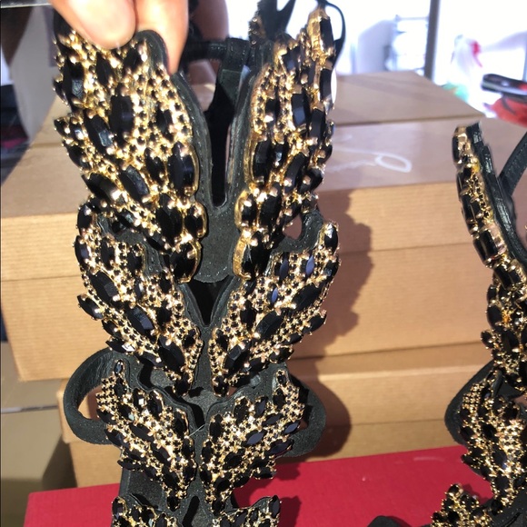 GIUSEPPE ZANOTTI Jewel Heels (wings) 37.5 - Picture 6 of 8